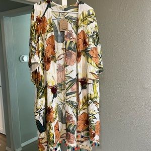 Kori America swim cover up Kimono